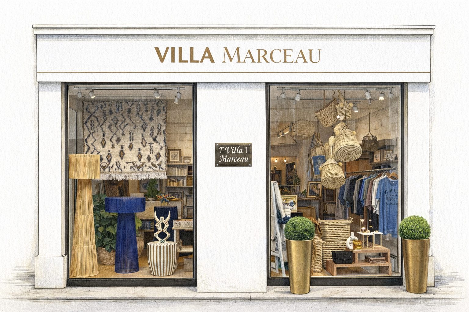 Façade de Villa Marceau, 26 rue Marceau, Tours